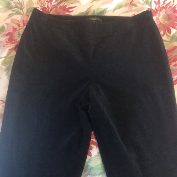 TALBOTS Size 14 P HERITAGE Stretch Velvet FlatFront 
NO Pocket Side-Zip Slimming - Picture 5 of 13